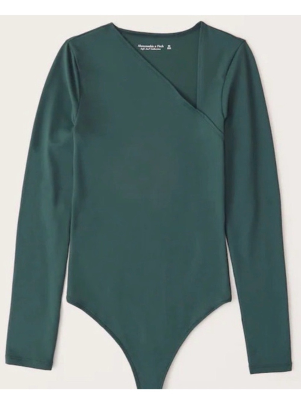Abercrombie Soft AF Long Sleeve Asymmetrical Bodysuit